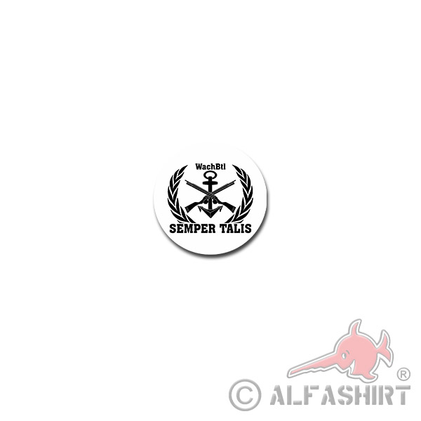 WachBtl Sticker Sticker Wachbataillon Bundeswehr Force Base 7x7cm # A3957