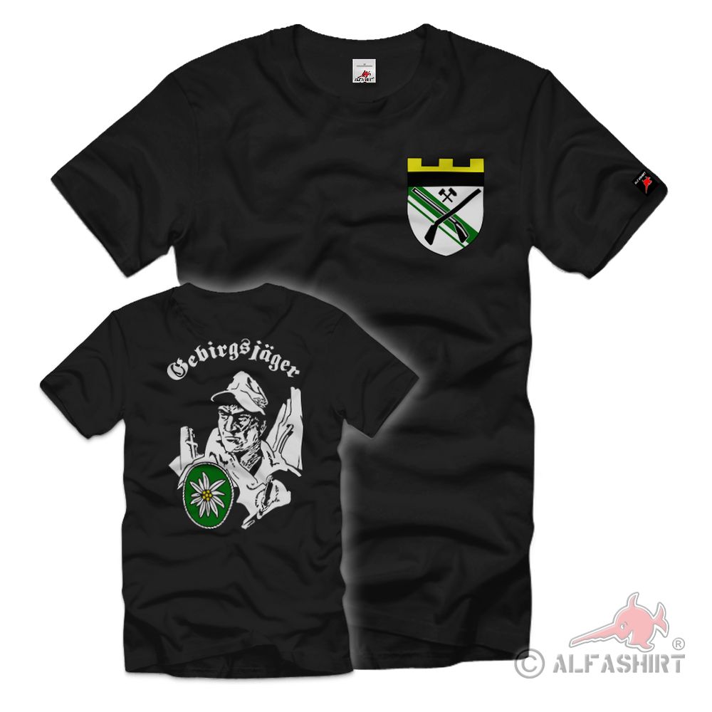 GebJg 571 Bundeswehr reminder service time Mountain Infantry Battalion T-Shirt # 36999