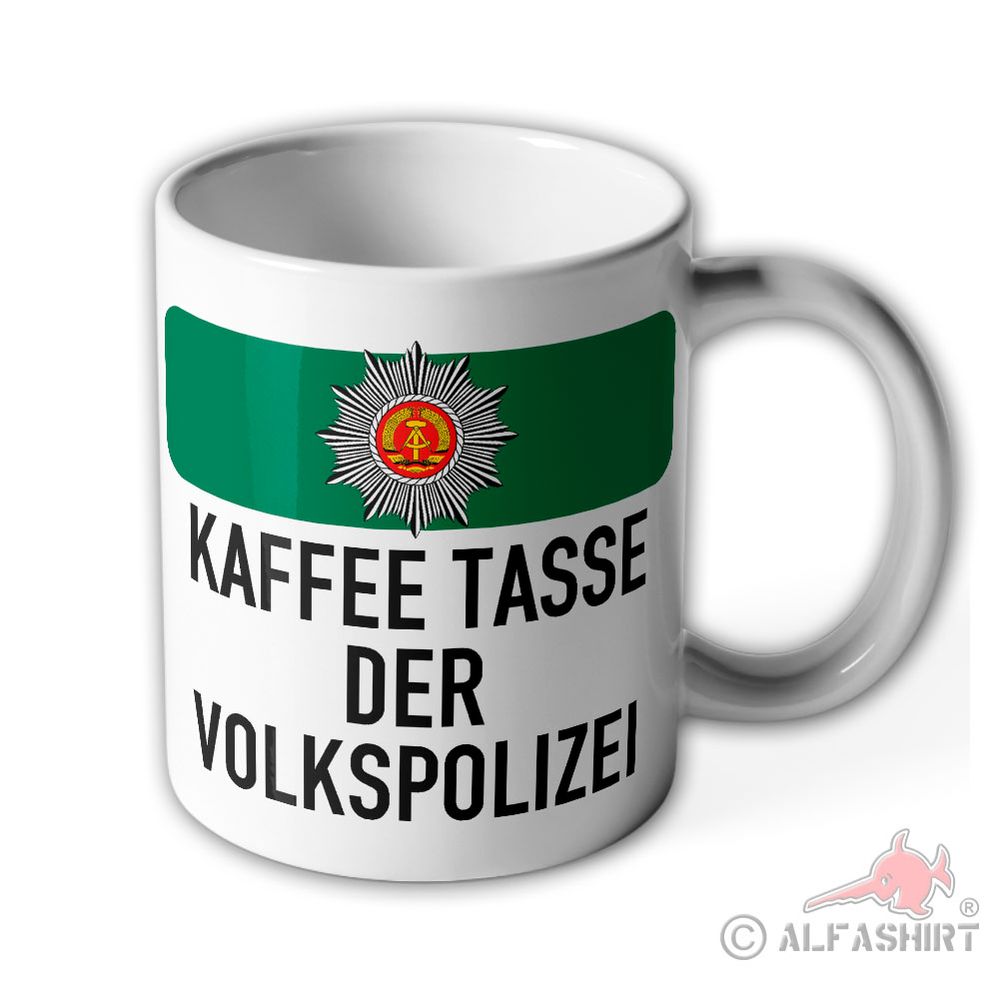 Tasse der Volkspolizei DDR Polizei Becher #40883