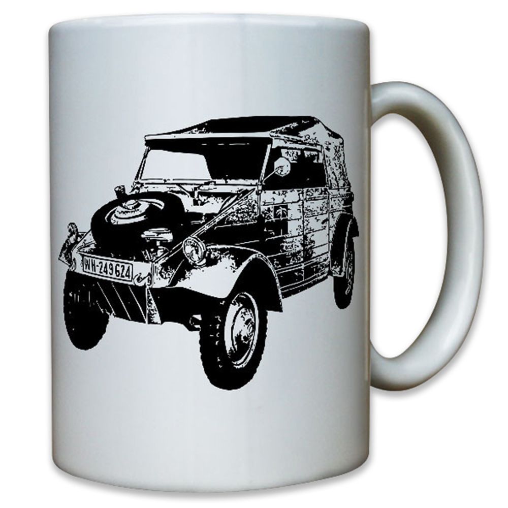 Kübelwagen Kübel Oldtimer Military Vehicle WK 2 - Cup of Coffee Mug # 10576