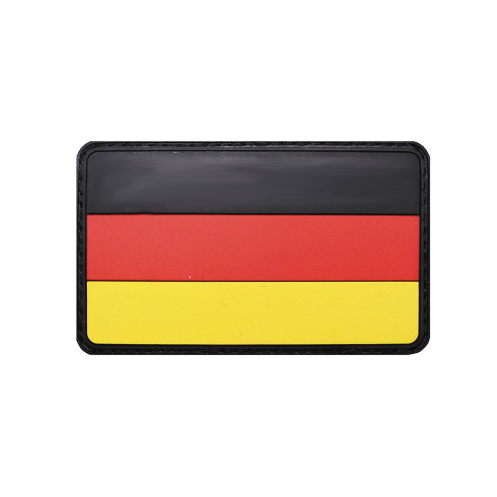 DEU Patch 3D rubber Deutschland Germany Bw German Fahne Tarn 8x5cm #20487