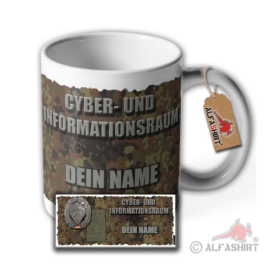 Tasse Cyber- und Informationsraum KdoCIR CIR Marsch griffe Bundeswehr #36068