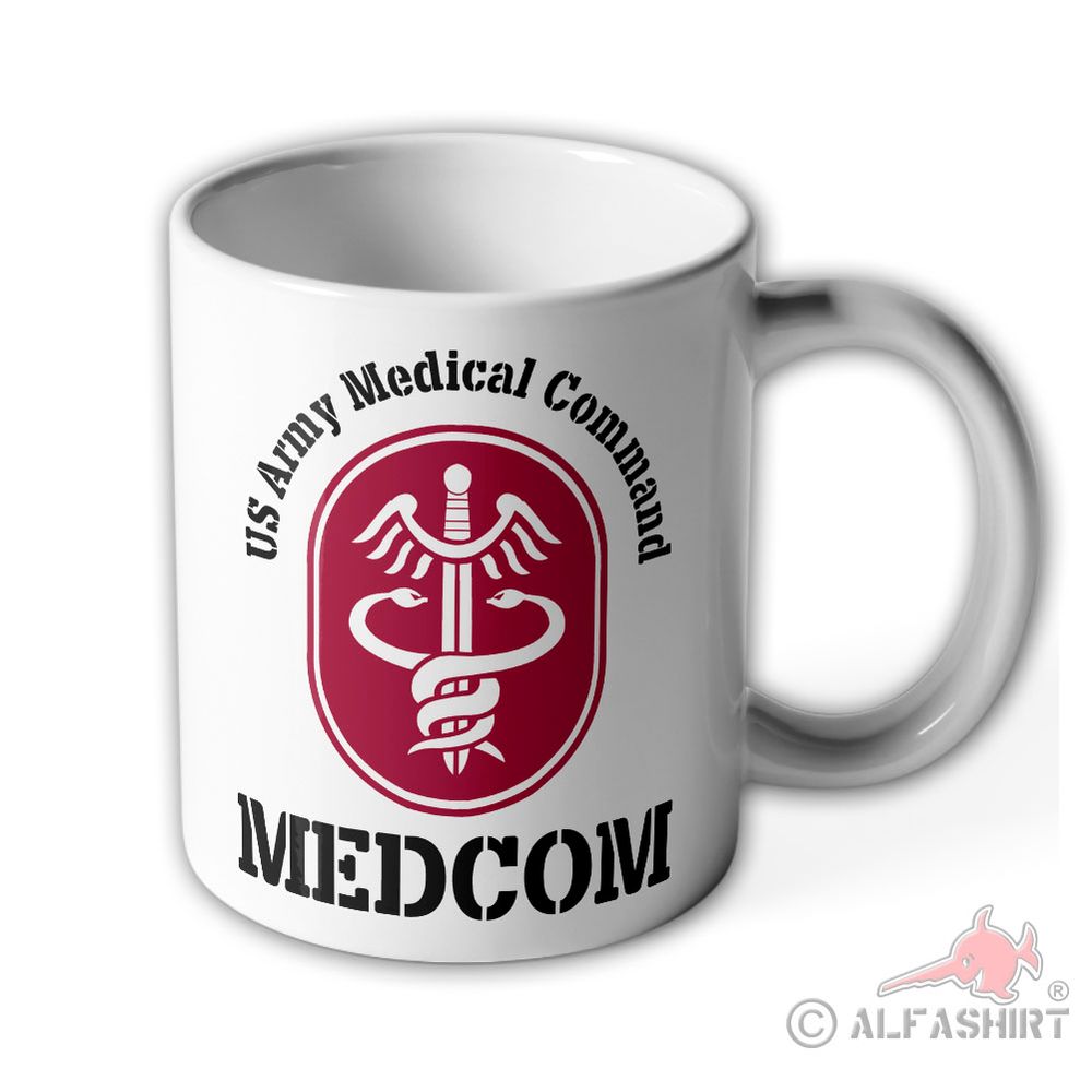 Mug US Army Medical Command MEDCOM Medical Command Badge#38937