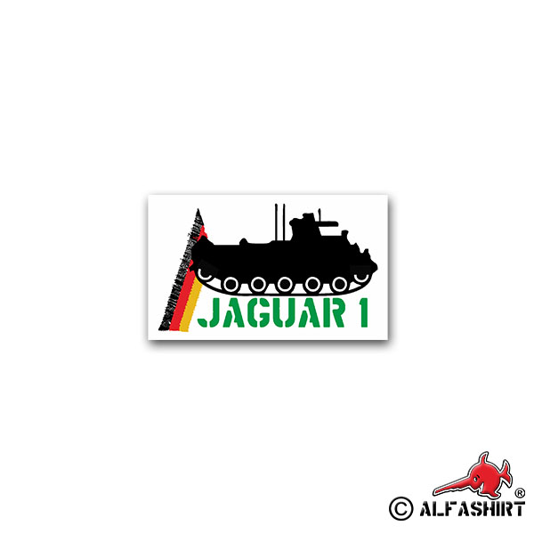 Sticker Jaguar 1 Jagdpanzer guided missile Panzerjäger 12x7cm # A2362