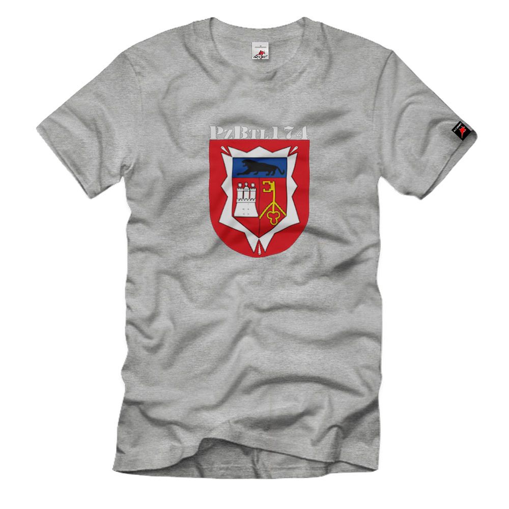 Panzerbataillon Pzbtl 174 Bundeswehr Wappen Abzeichen Armee Heer - T Shirt #3823