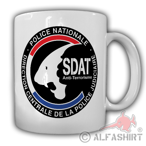DCPJ SDAT Direction centrale de la Police judiciaire Polizei - Tasse #18147
