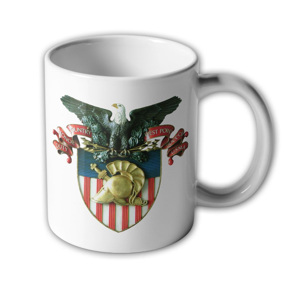 Mug Crest of the West Point Military Academy USA United States Military #9814