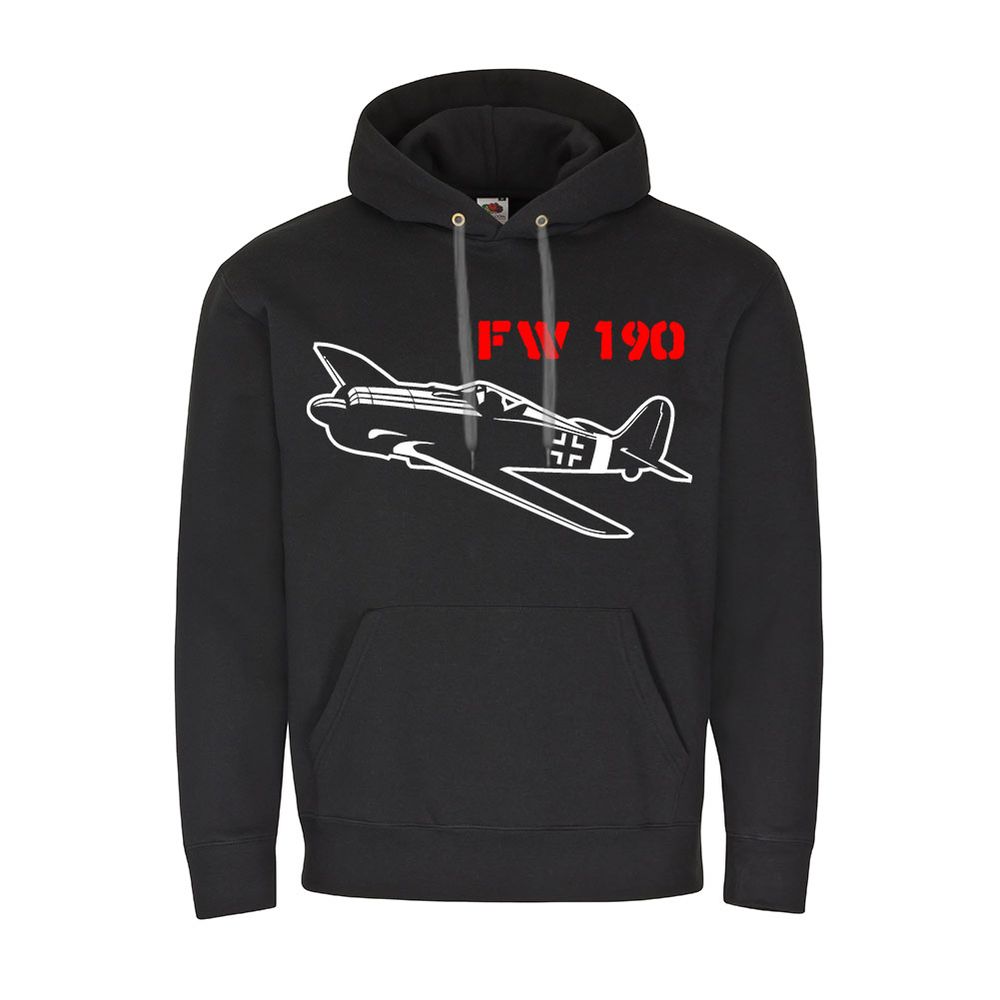 W190 Flugzeug Luftwaffe Wh Jagdflugzeug Wk Deutschland - Kapuzenpullover #16478