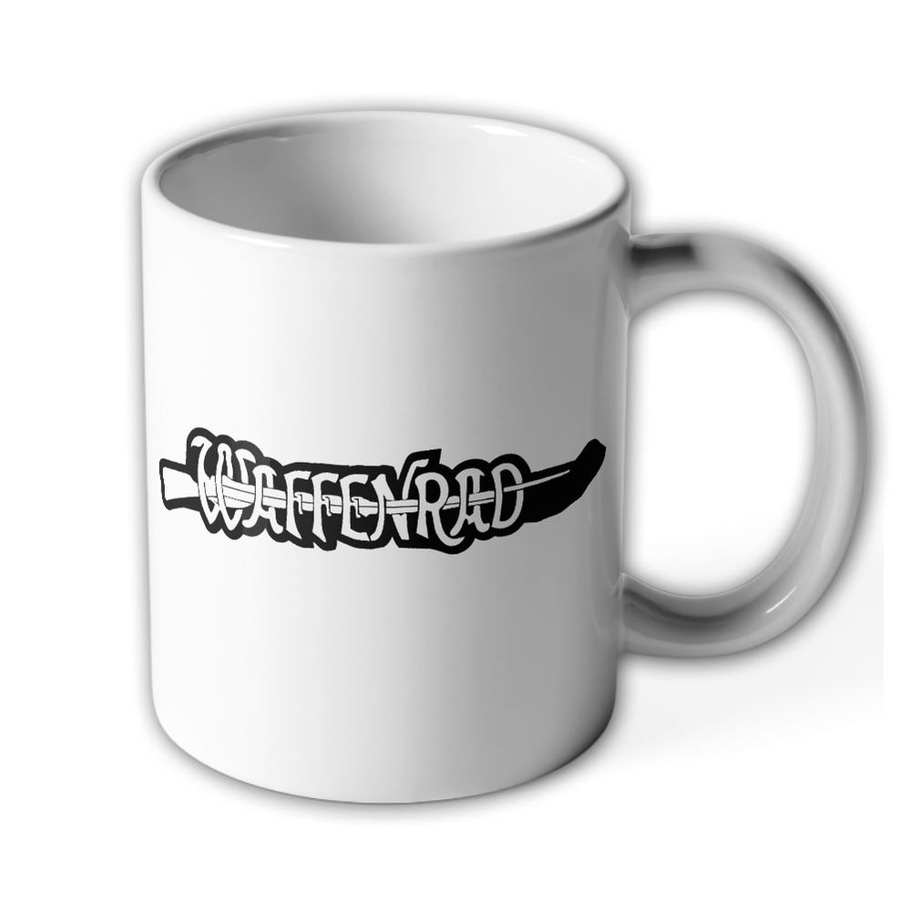 Tasse Waffenrad Fahrrad Zivil Truppenrad Logo Militär Schriftzug Oldtimer #17621
