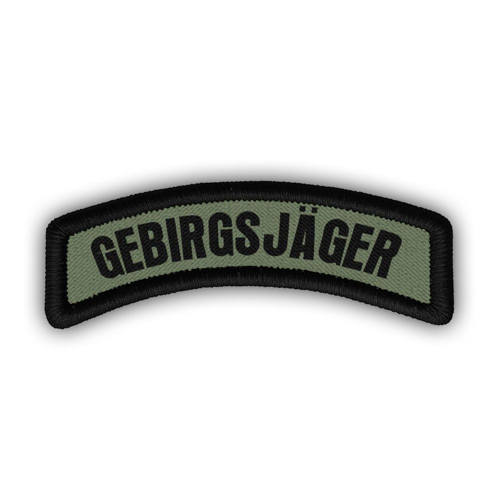 Gebirgsjäger Patch Bogen Bundeswehr GebJg Aufnäher #46646