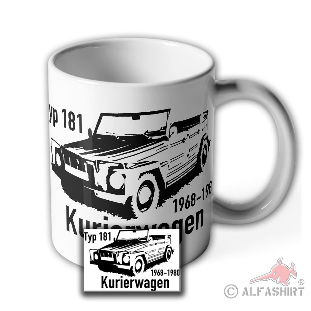 Typ 181 Kurierwagen Kübel Militär Fahrzeug Bundeswehr BW - Tasse   #6114