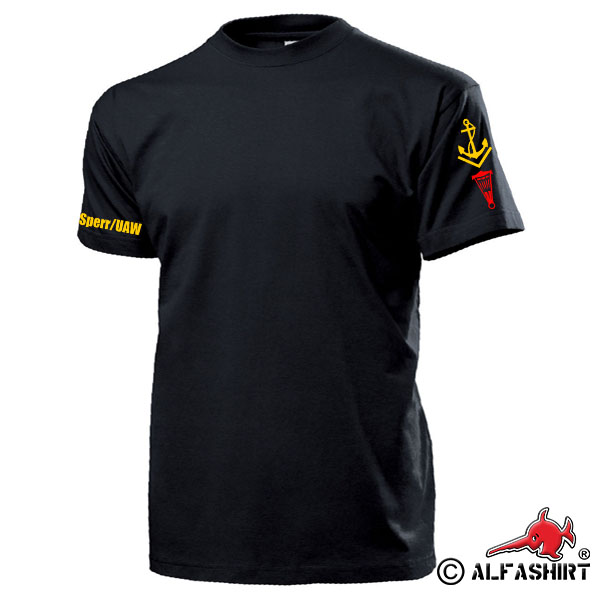 Sperr UAW Obermaat NVA DDR Laufbahnabzeichen Ärmel Volksmarine T Shirt #17492