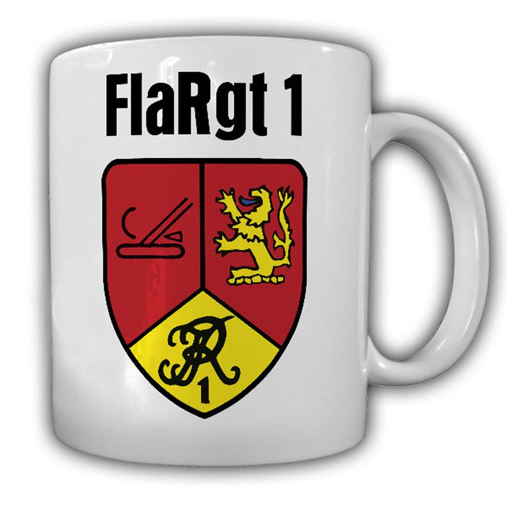 FlaRgt 1 Flugabwehrregiment Abzeichen Hannover Langenhagen Tasse Kaffee #23622