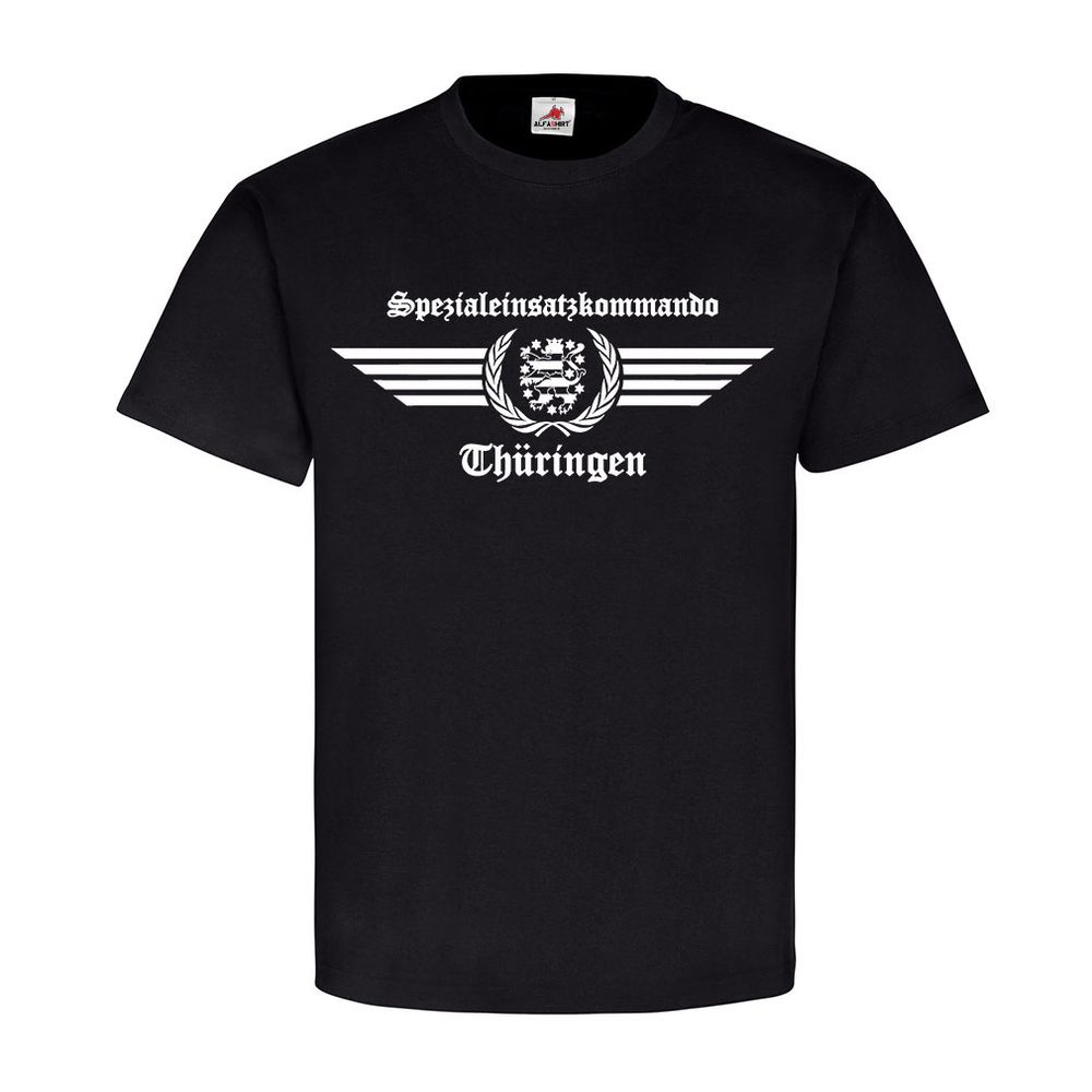 SEK Thüringen Logo Spezialeinsatzkommando Skandal Polizei Symbol T-Shirt#23717