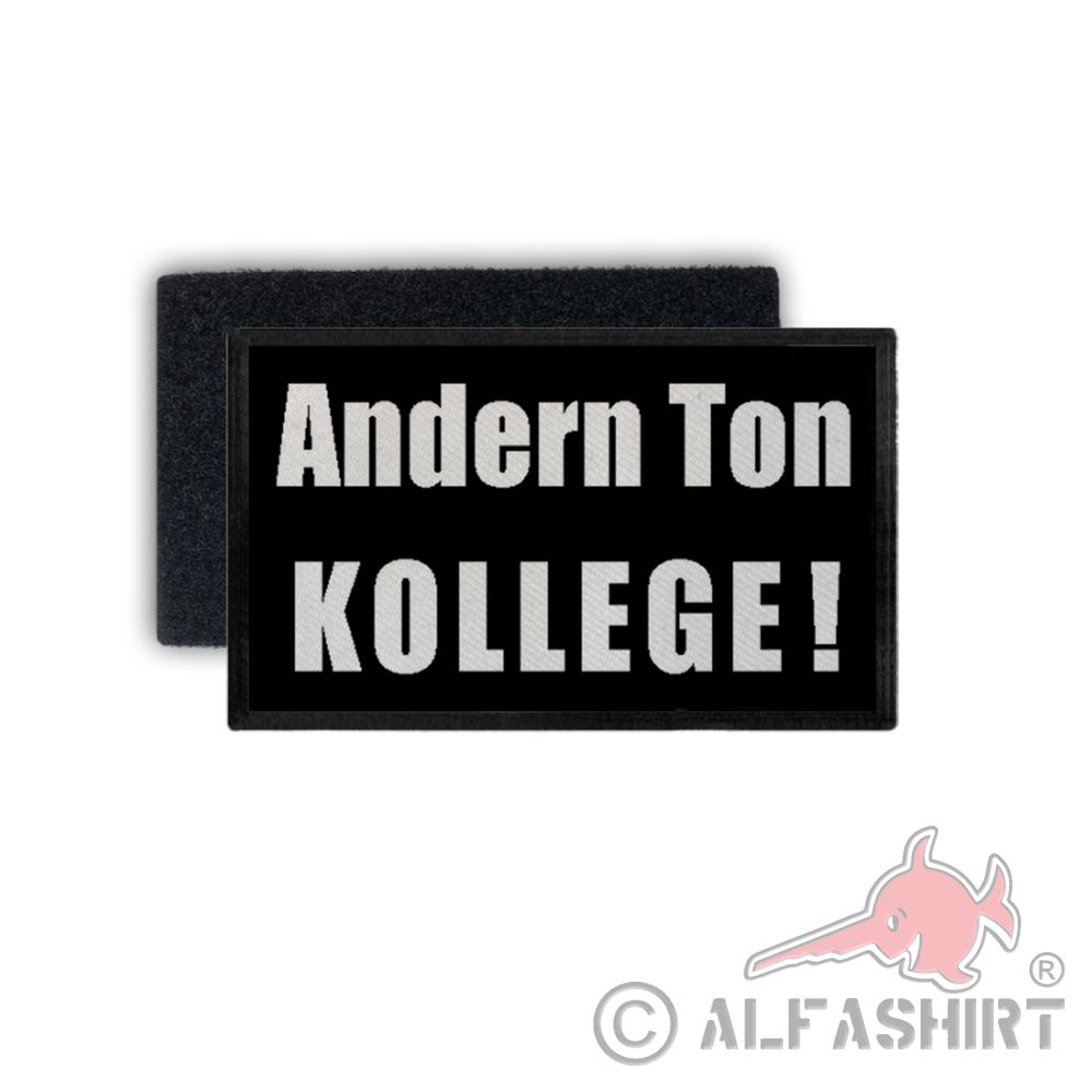 Patch Change Sound Colleague Fun Humor Statement Saying 7.5x4.5cm # 34379