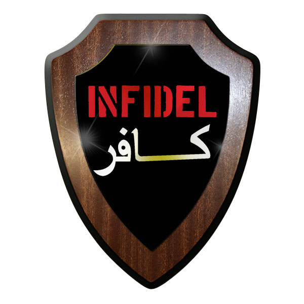 Coat of Arms - Infidel Nonbeliever Army Military Badge Emblem #10192 w