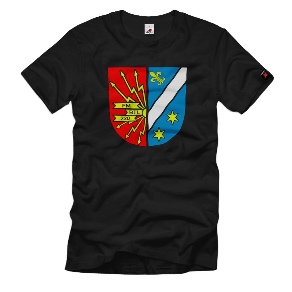 FmBtl 230 Bundeswehr Army Telecommunications Coat of Arms Badge Logo T-Shirt # 35585