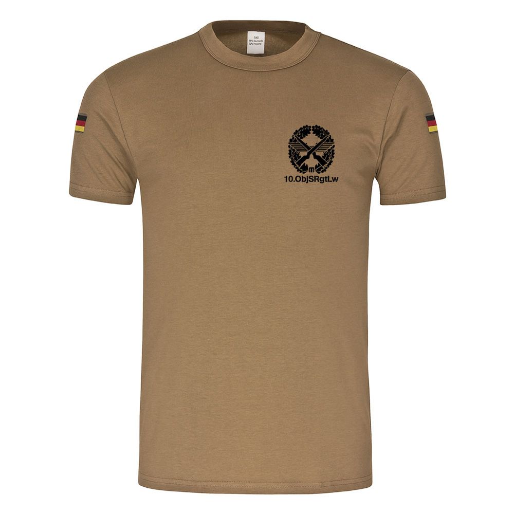 BW Tropen 10 ObjSRgtLw Objektschutzregiment der Luftwaffe Friesland Bundeswehr Einheit Wappen Tropenshirt