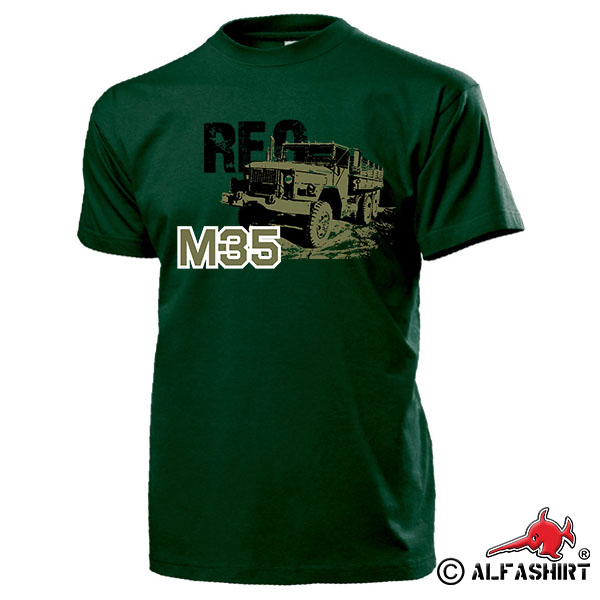 M35 Truck Truck Cargo M35A1 America Military Vintage Car Tucker T Shirt # 15294