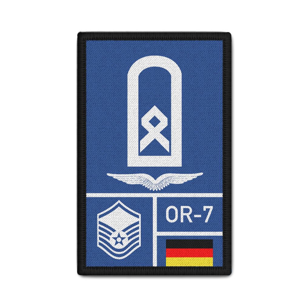 Rank Patch Bundeswehr Heer Luftwaffe Marine Navy Blau #BW-Patch