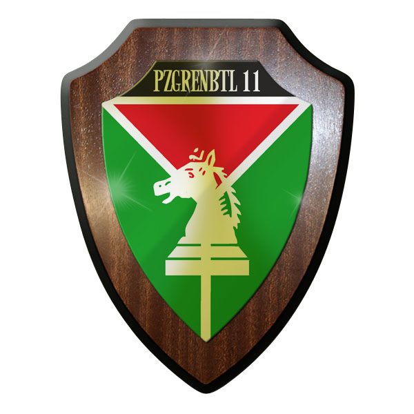 Wappenschild  PzGrenBtl 11 PanzerGrenadierBataillon dran drauf drüber #9245