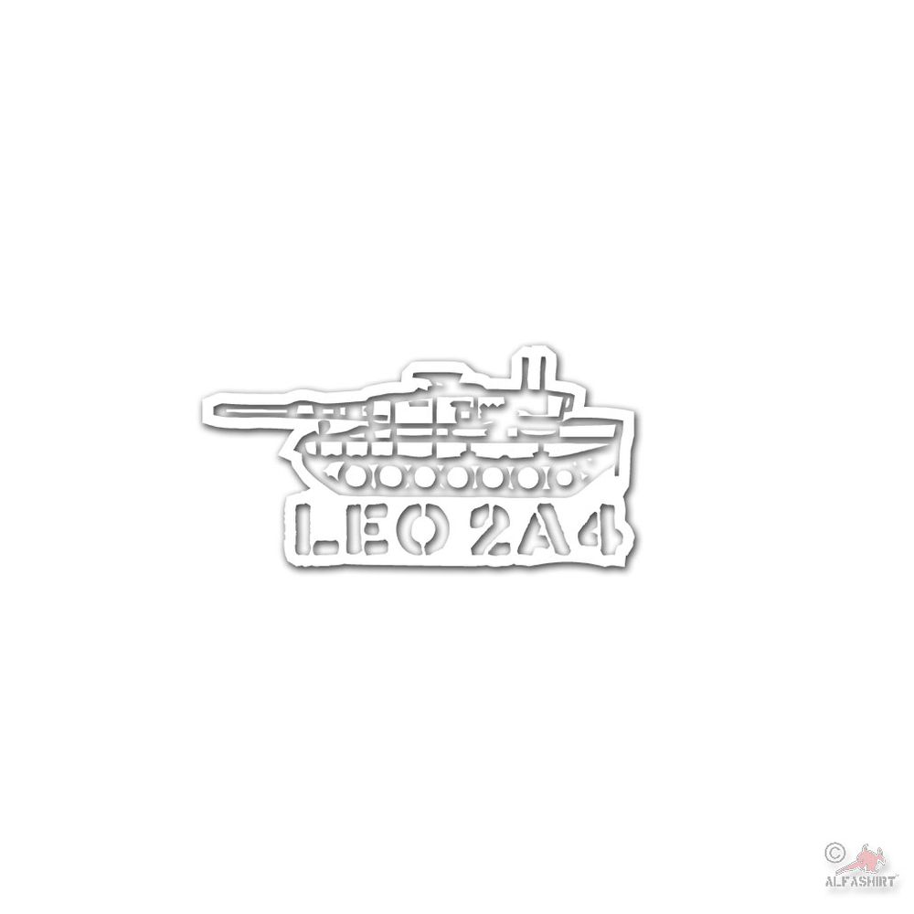 Sticker Leo 2A4 Panzer Leopard BW Eisenschwein PzBtl Company 15x8cm # A4722