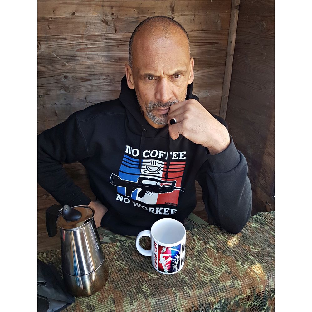 Tasse Thomas Gast No Coffee No Workeeeee Fremdenlegionär Abenteurer #36542