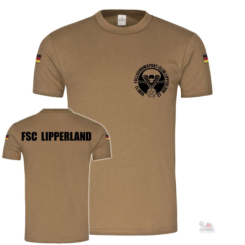 BW Tropen FSC Lipperland Fallschirmsport CLUB LL Brig 27 Abzeichen Wappen #19068