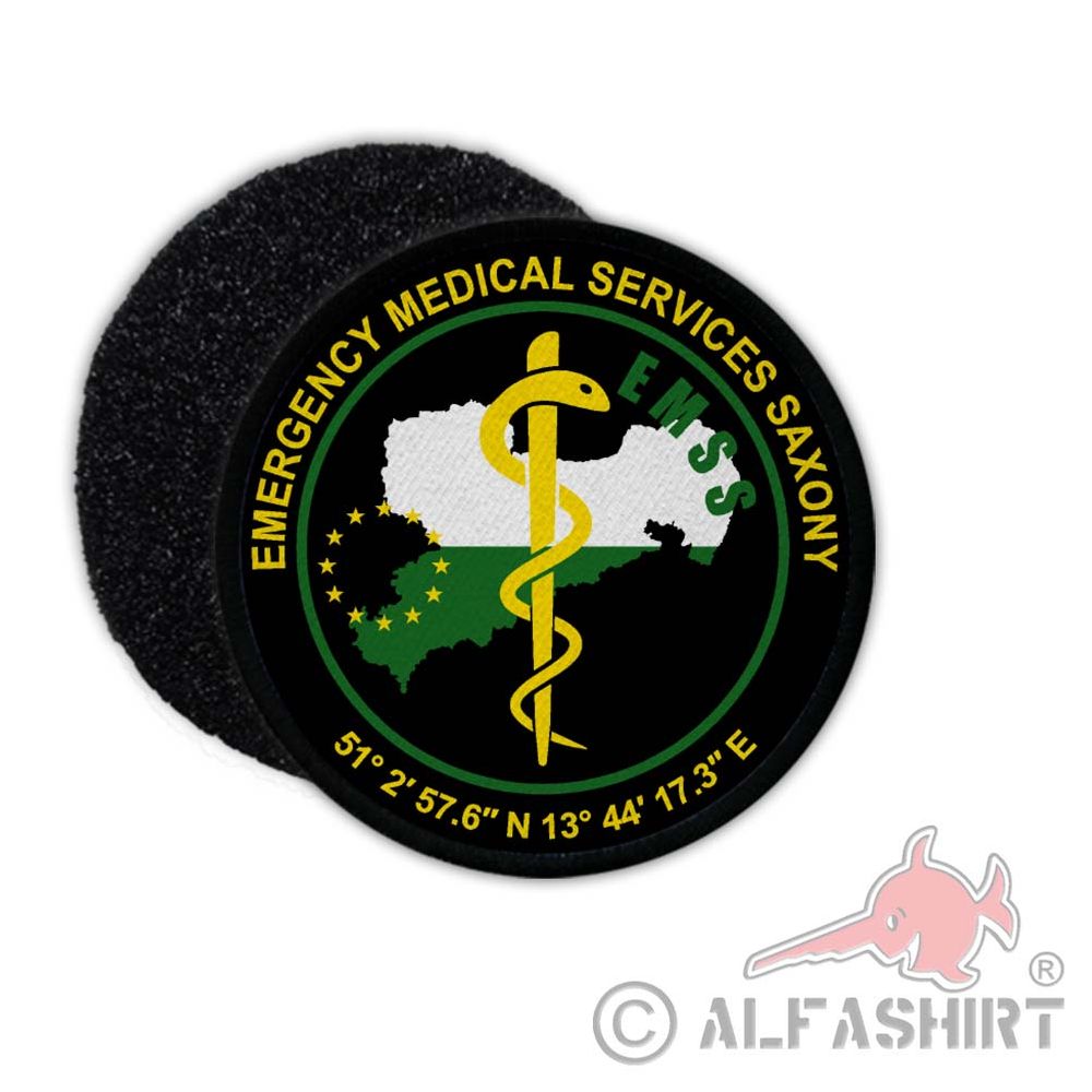 EMSS Rettungsdienst Sachsen Sanitäter Leipzig Dresden Service Dienst Patch#32767