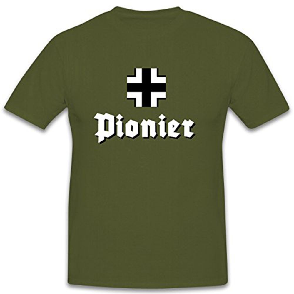 Pionier Balkenkreuz Variante 1 Wh Wk Deutschland Militär - T Shirt #7858