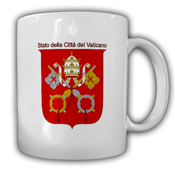Tasse Staat Vatikanstadt Wappen Emblem Stato della Città del #14017