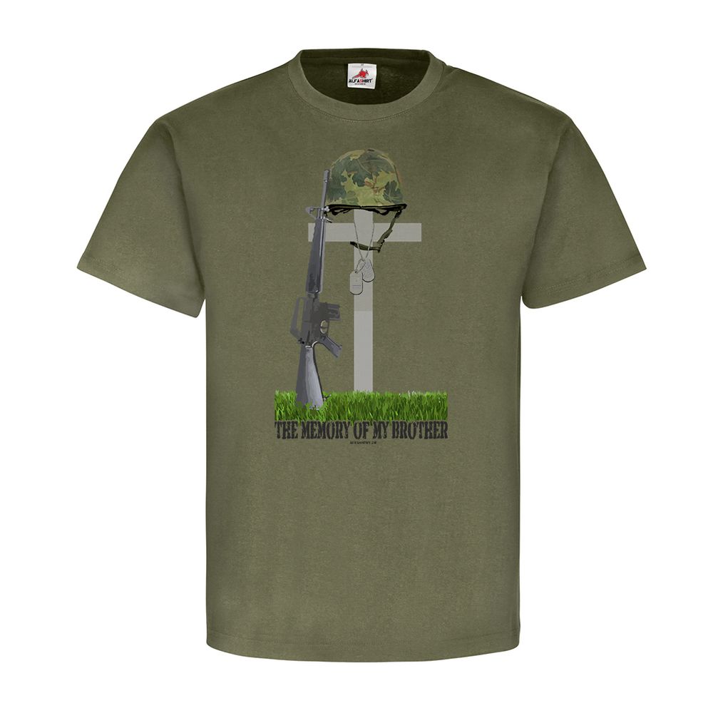 The Memory of my Brother US Army Amree Vietnam Erinnerung - T Shirt #25430