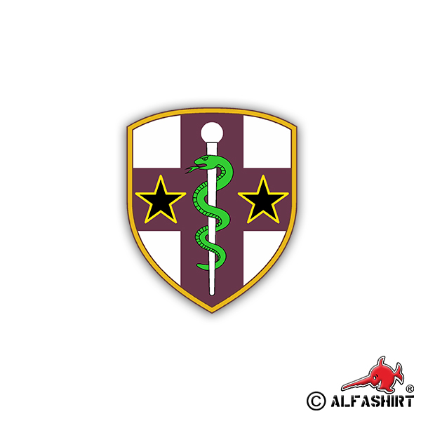 Sticker Army Reserve Medical Command AR Medcom USA 6x7cm A2131