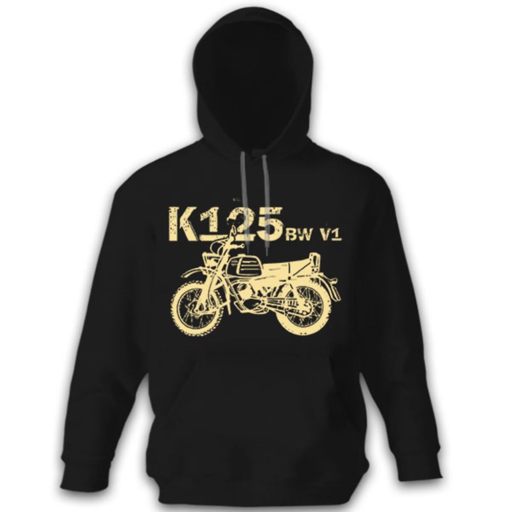 K125 BW V1 Motorrad Bundeswehr Krad Bike Geländemaschine Kapuzenpullover #13572