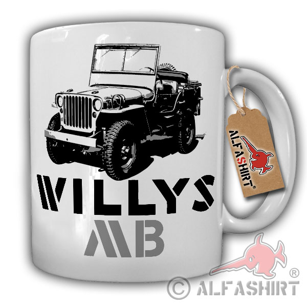 Mug Willys MB Us Army Overland 1944 Hotchkiss Oldtimer Collectible Fan # 17776
