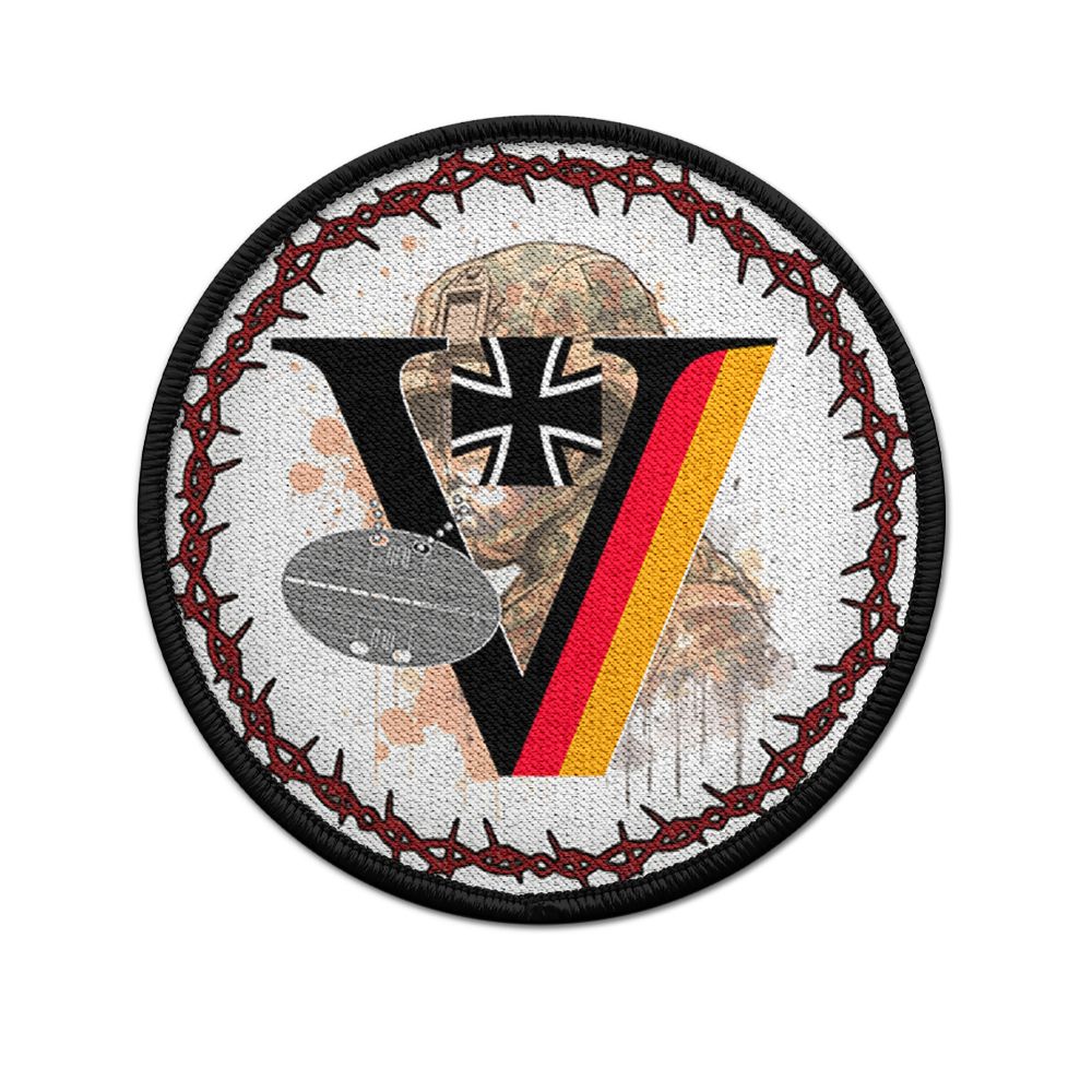 Patch Round 9cm German Armed Forces Veteran Reservists Veterans National Day of Mourning #47113