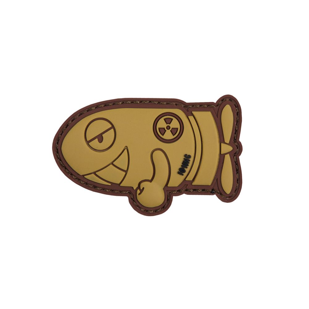 3D Rubber Torpedo Atom Boy Patch Wappem Airsoft Alfashirt 5 x 4 cm#26937