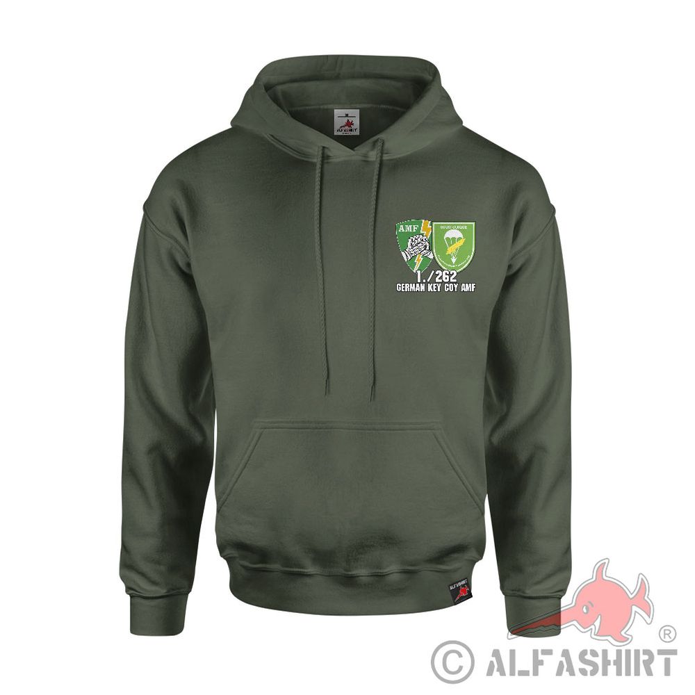 Hoodie 1-262 German Key Coy AMF Luftlandeunterstützungsbataillon 262 #20354