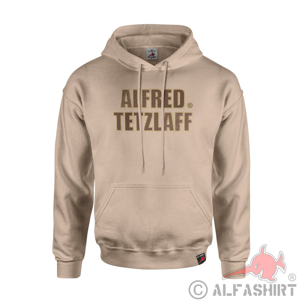 Hoodie gestickt Alfred Tetzlaff Kult Serie TV FAN GESCHENK Marke Seele #43358