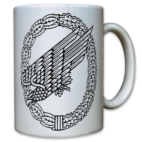 Deutscher Fallschirmjäger Falli Grüne Teufel Bundeswehr FschJgBtl - Tasse #8908