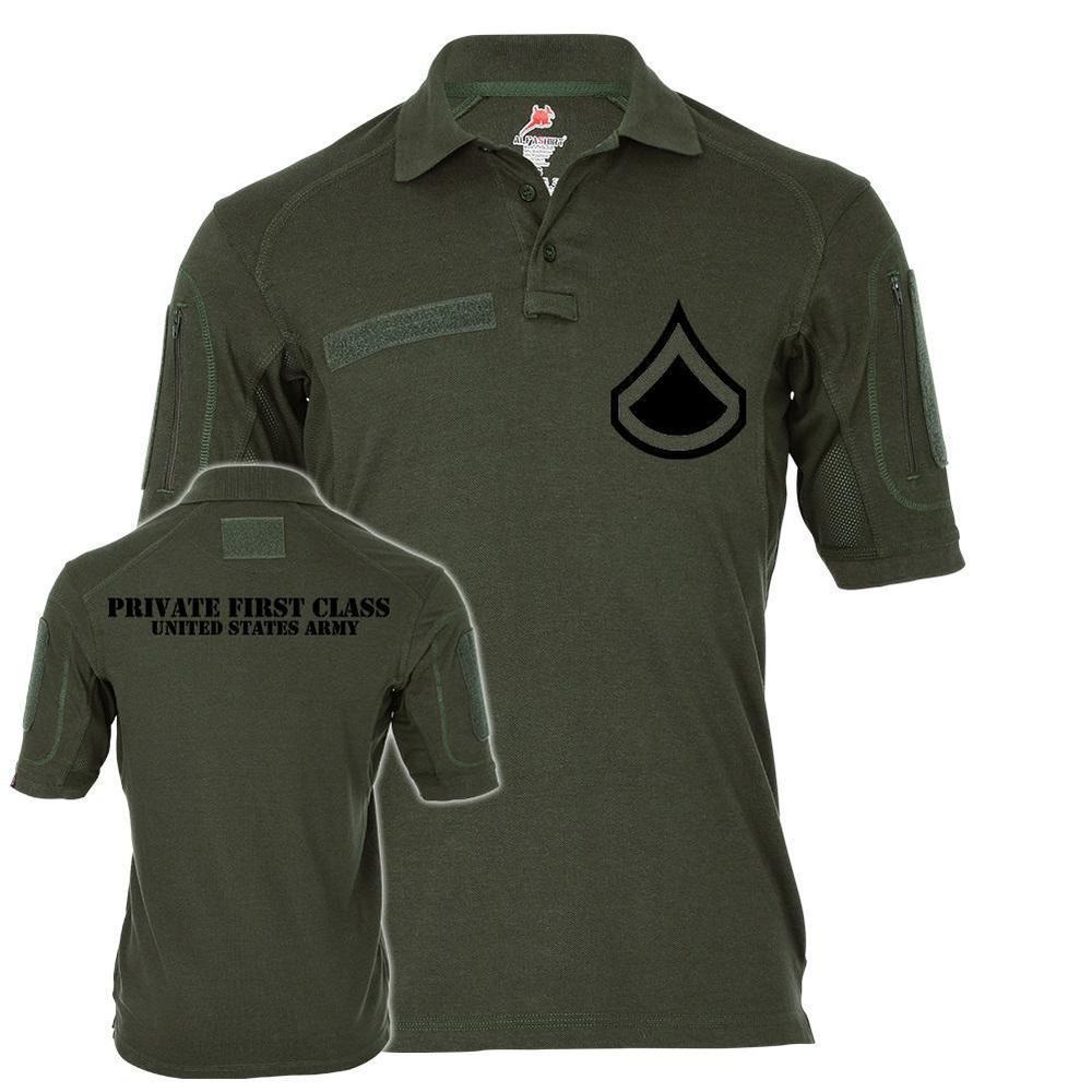 Tactical Poloshirt Alfa - Private First Class United States Dienstgrad #19045