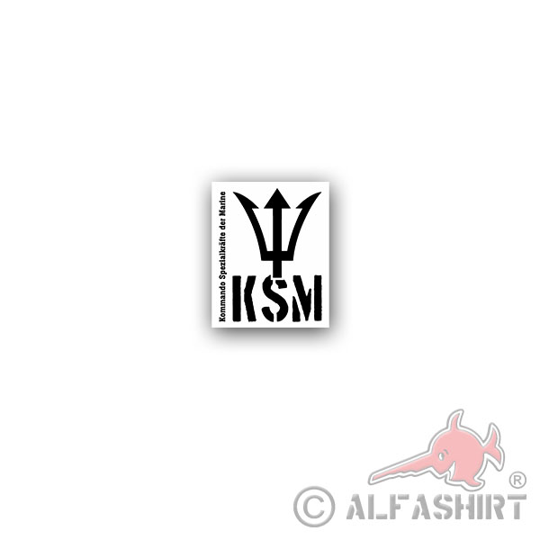 KSM Aufkleber Kommando Spezialkräfte Marine Verband 6x7cm#A3613