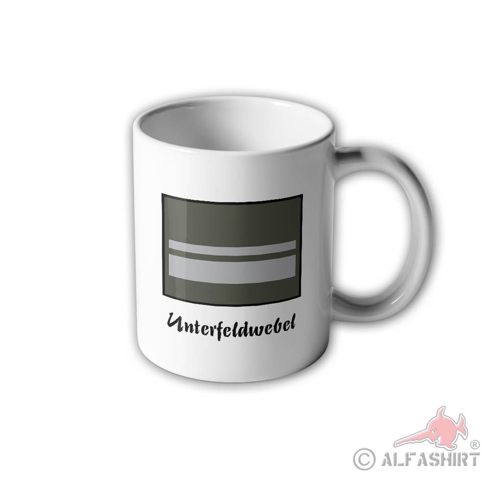 NVA UTV Unterfeldwebel Tasse Wappen Ostdeutschland Militär DDR Dienstgrad #31018