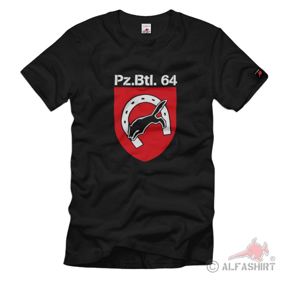 Pzbtl 64 Wolfhagen Panzer Bataillon Pommern Kaserne Bundeswehr T Shirt # 1986