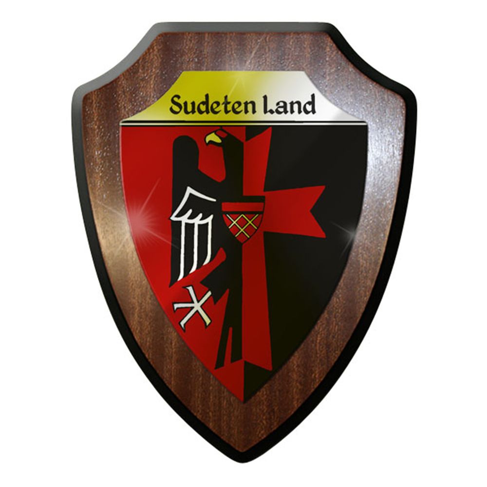 Wappenschild / Wandschild / Wappen - Sudetenland Adler Deutschland #8819