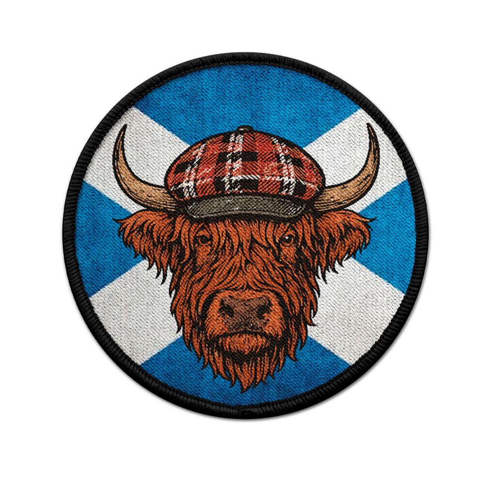 Patch Mr Highland Cattle Kyloe Man Scottish Highland Cattle Scotland Cattle #46243