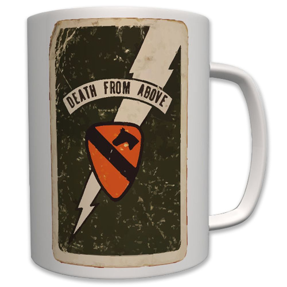 1st Air Cavalry Karte Vietnam Krieg NAM death from above Karte - Tasse #6306