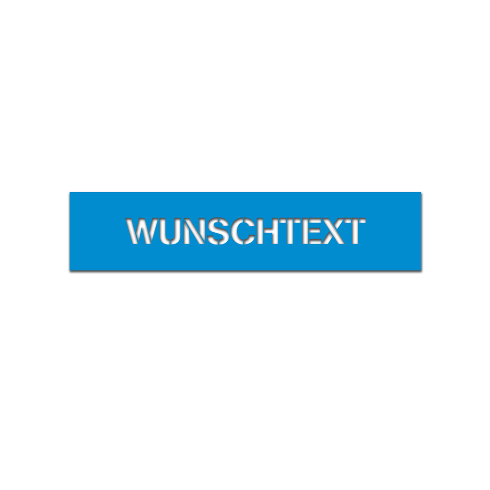 Customizable paint stencil sticker, font height 3cm, marking #A7349