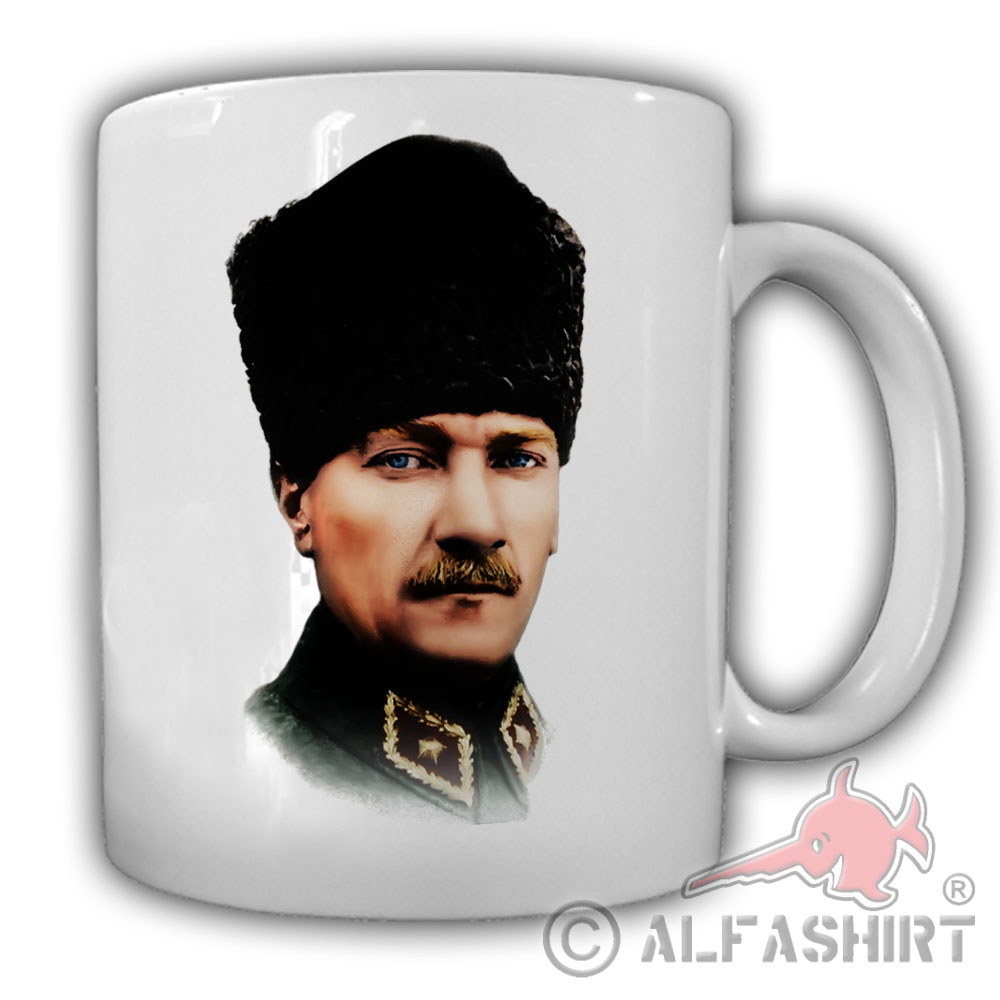 Founder Mustafa Kemal Atatürk Typ 2 Turkish President Statesman Mug # 27586
