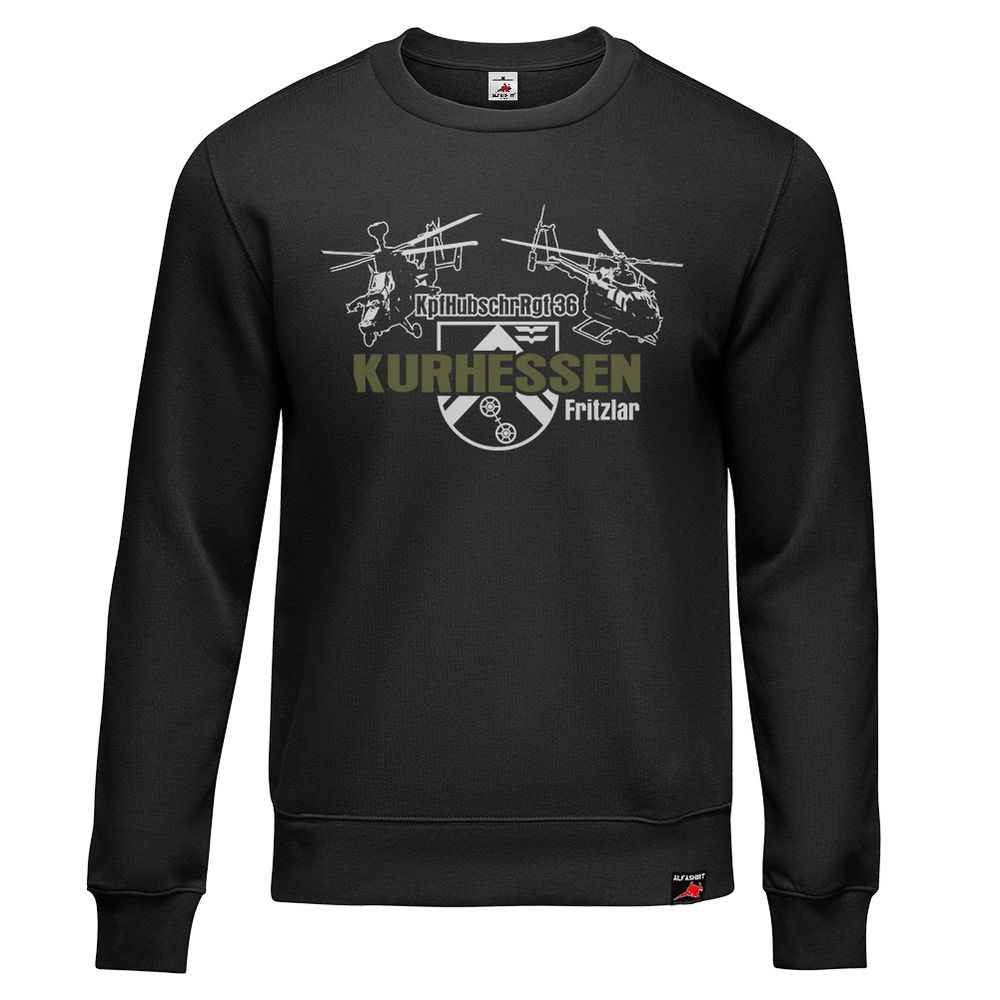 Pullover Sweatshirt Kampfhubschrauberregiment 36 Kurhessen Fritzlar Luft #47175